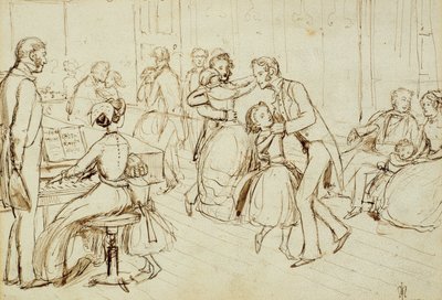 Una Fiesta en Bowerswell, 1853 de John Everett Millais